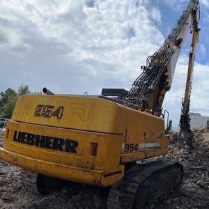 foto 28m/58t demolition bagger Liebherr R954